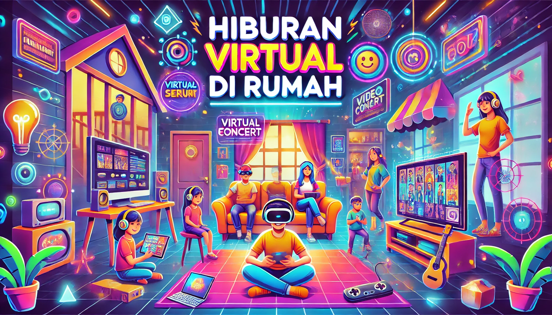 Hiburan Virtual Seru di Rumah