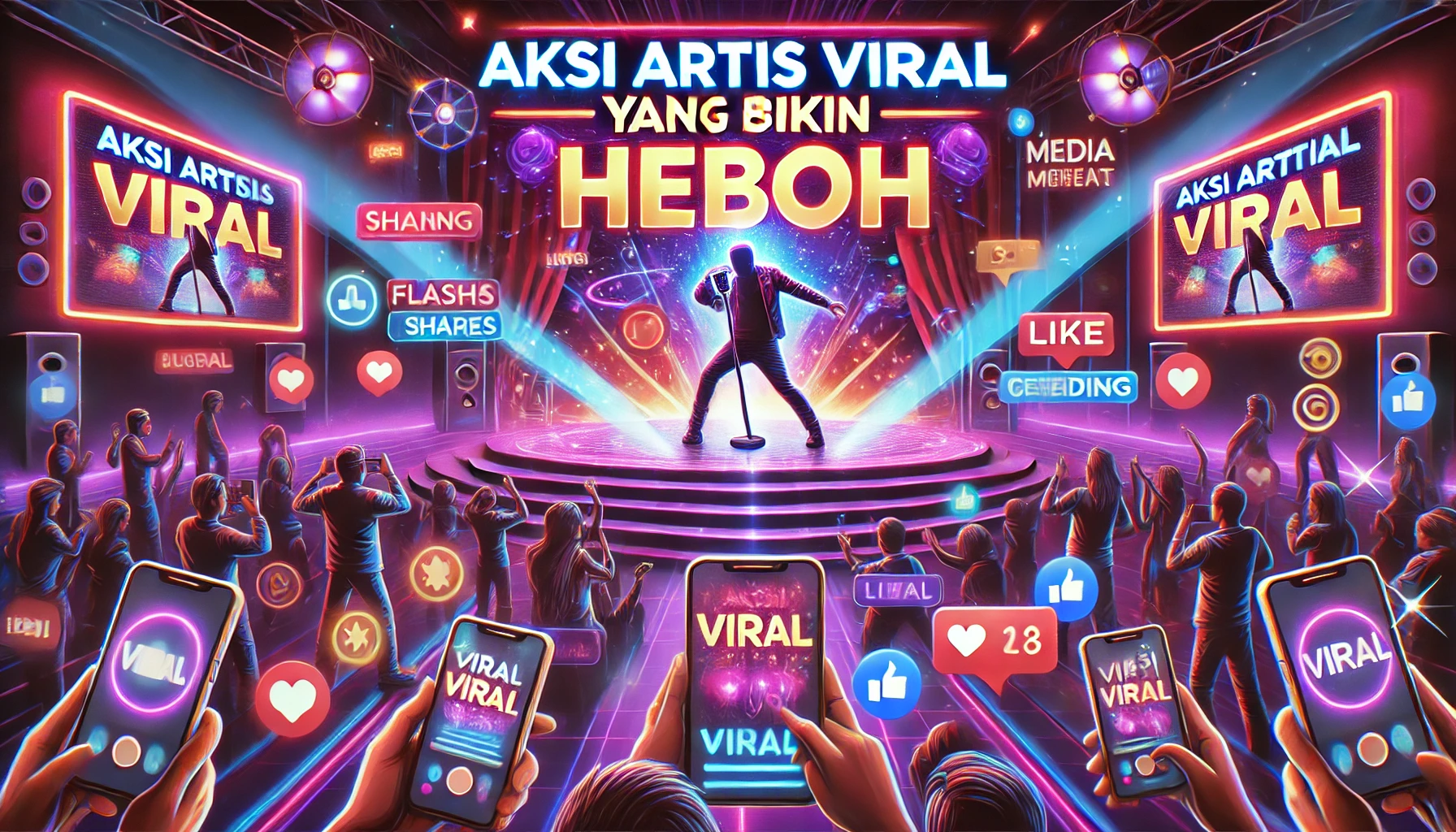 Aksi Artis Viral yang Bikin Heboh