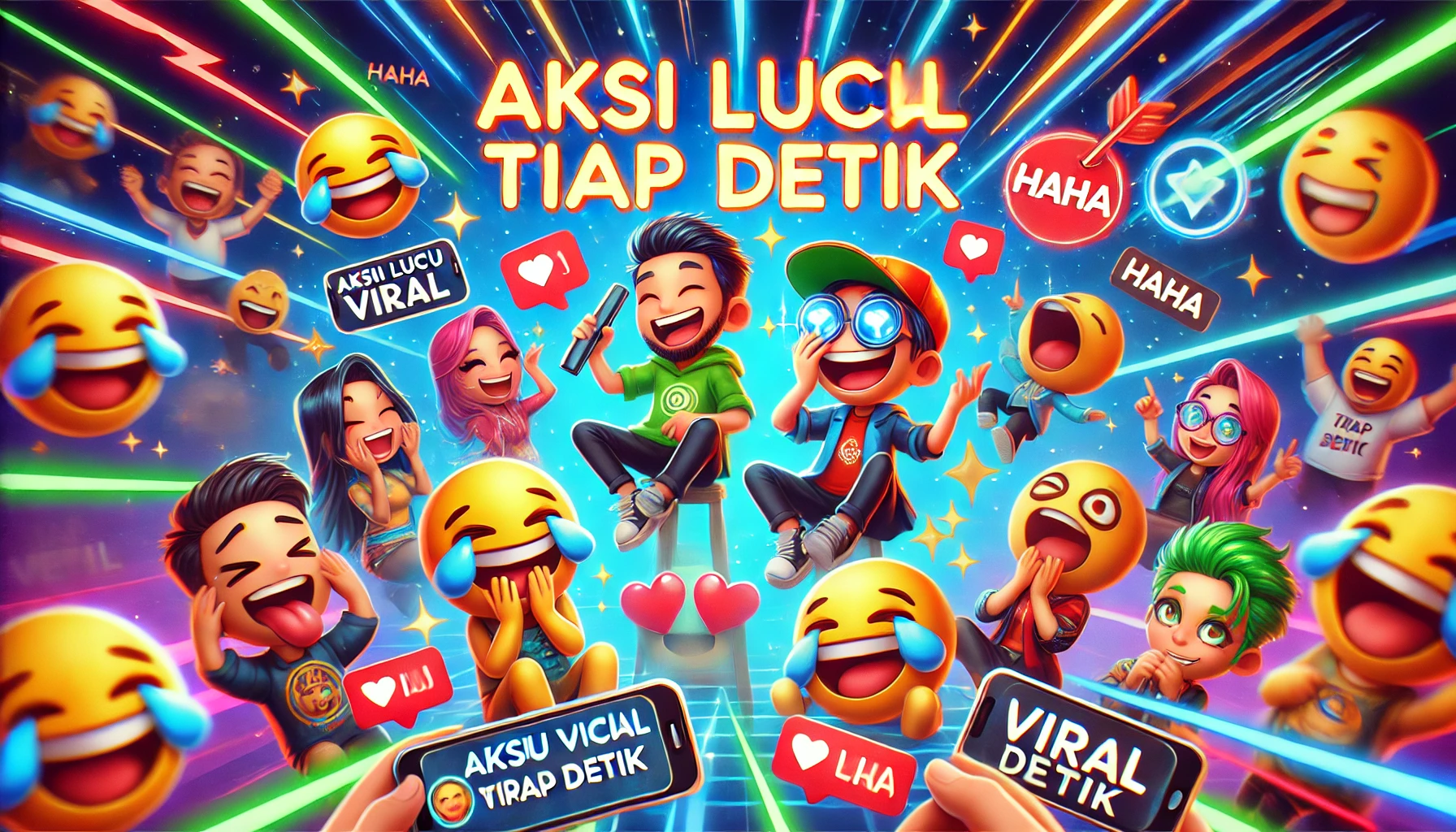 Aksi Lucu Viral Tiap Detik