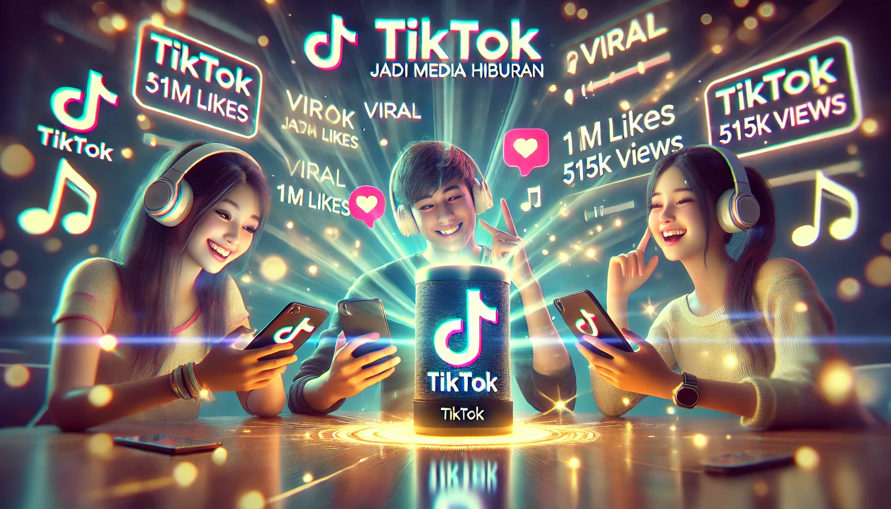 TikTok Jadi Media Hiburan