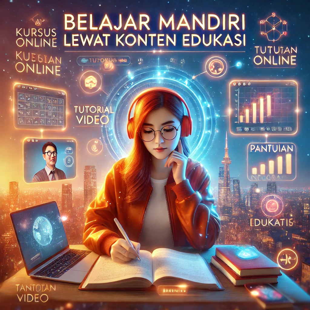 Belajar Mandiri Lewat Konten Edukasi